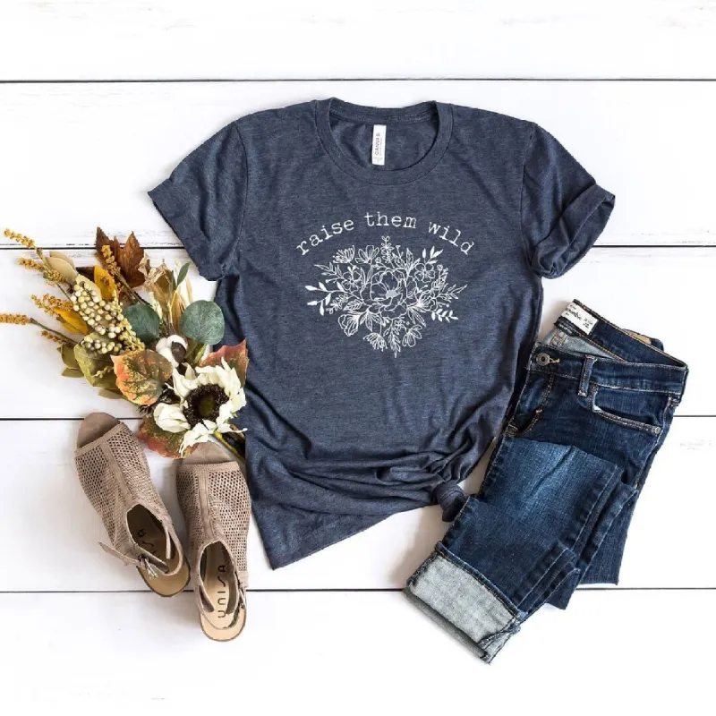 Raise Them Wild Short Sleeve Tee sold by Zulily