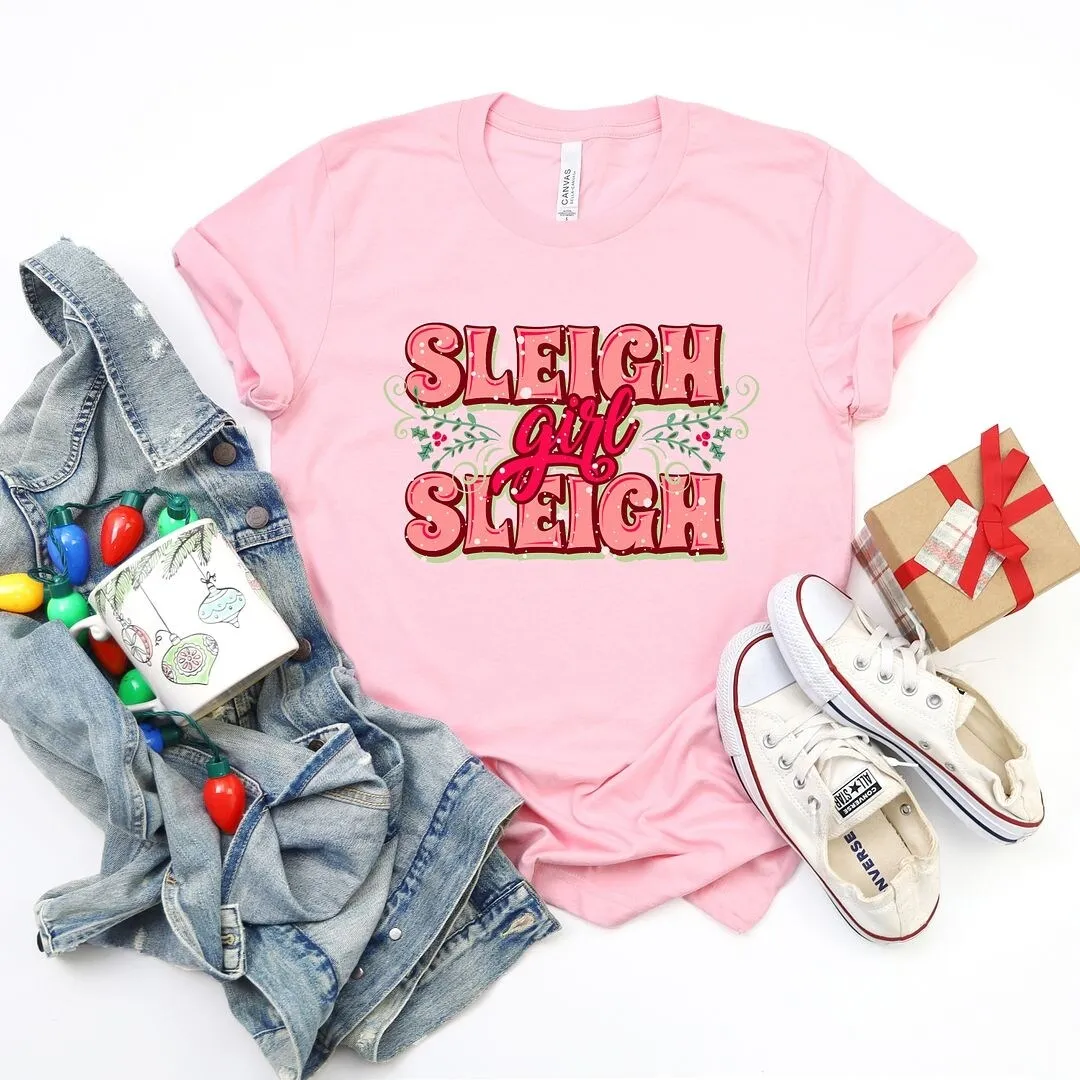 Sleigh Girl Sleigh Short Sleeve Crewnneck Tee sold by Zulily
