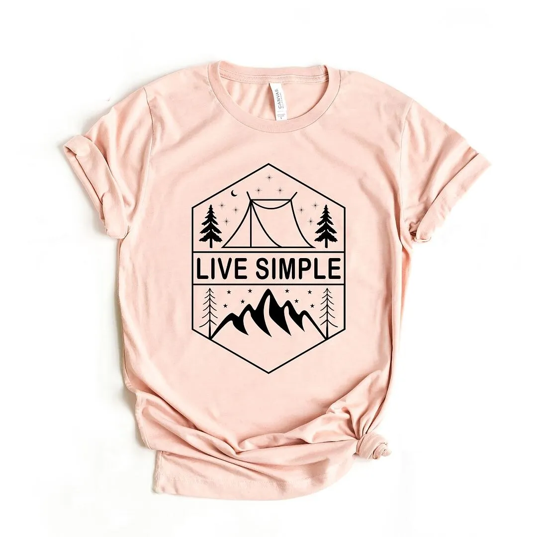 Live Simple Short Sleeve Tee sold by Zulily product image thumbnail 2