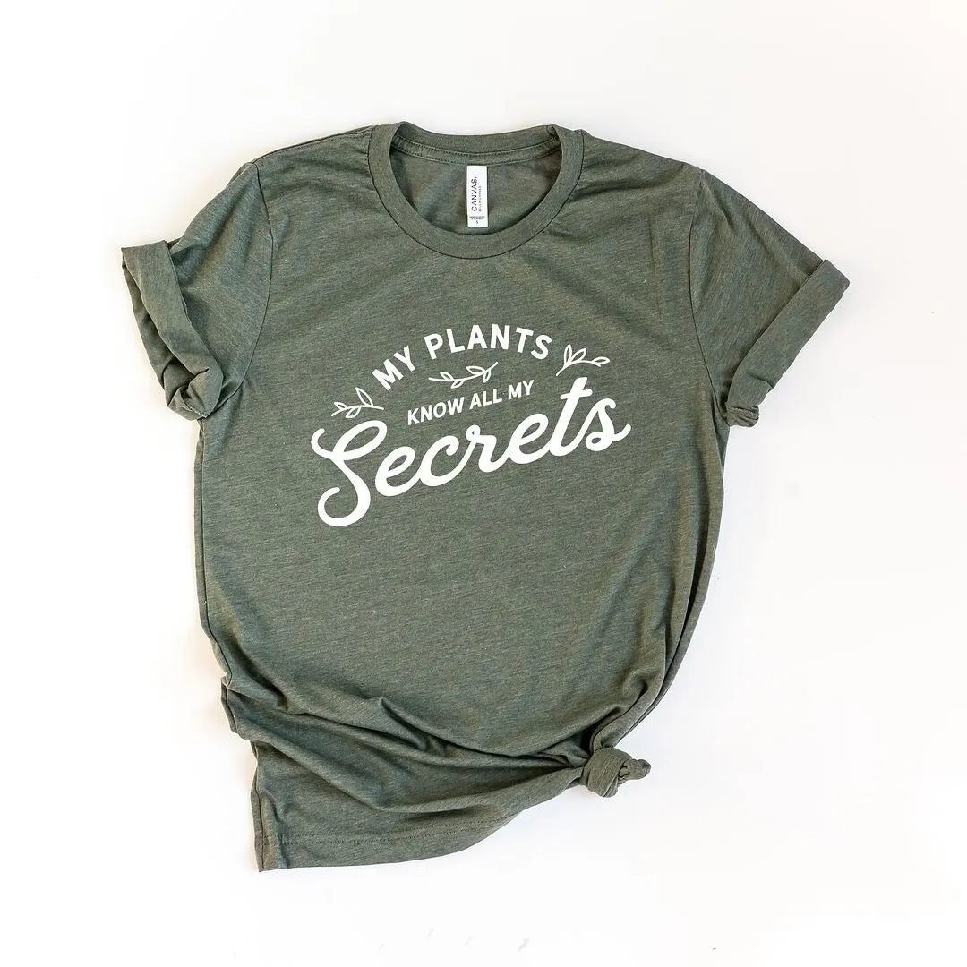 My Plants Know All My Secrets Short Sleeve Tee sold by Zulily product image thumbnail 2