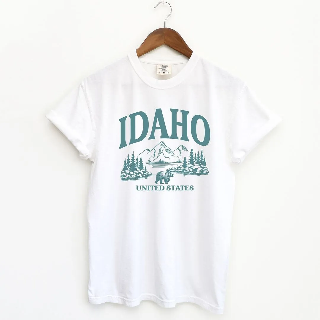 Idaho Forest Scene Garment Dyed Tee sold by Zulily product image thumbnail 2