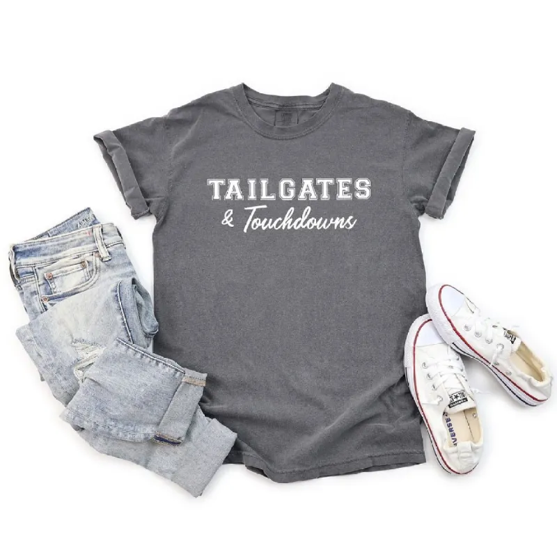 Tailgates And Touchdowns Garment Dyed Tee sold by Zulily