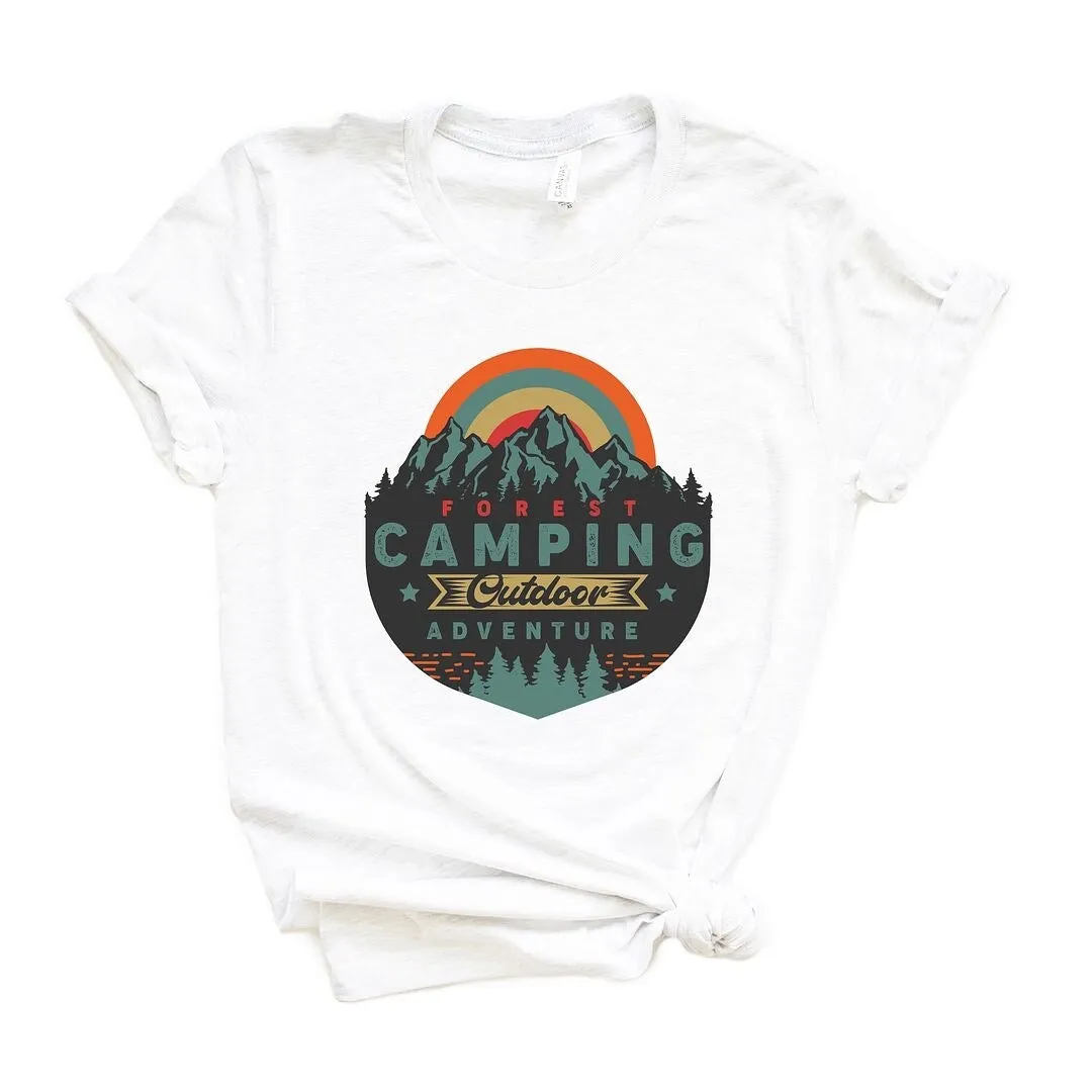 Forest Camping Badge Short Sleeve Crewnneck Tee sold by Zulily product image thumbnail 2
