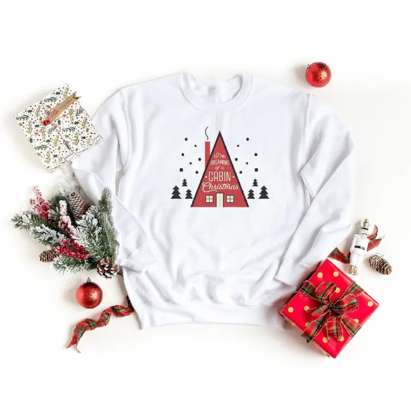 Cabin Christmas Graphic Sweatshirt sold by Zulily
