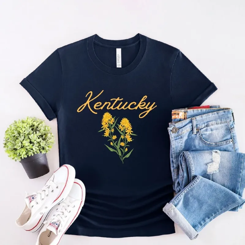 Kentucky Flower Colorful Short Sleeve Tee sold by Zulily