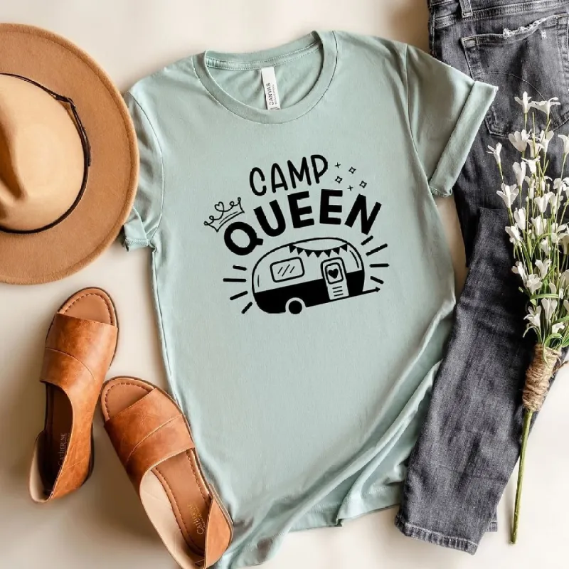 Camp Queen Trailer Short Sleeve Tee sold by Zulily