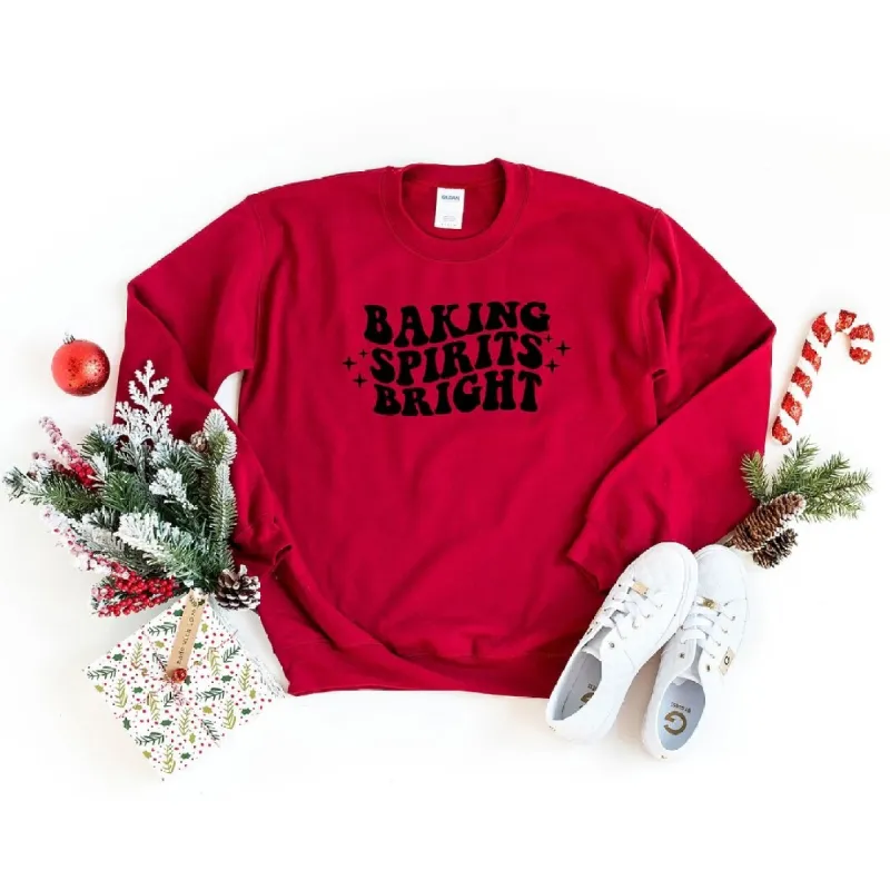 Baking Spirits Bright Graphic Sweatshirt sold by Zulily