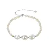 Sterling Silver with Pearl Beaded Bracelet sold by Zulily