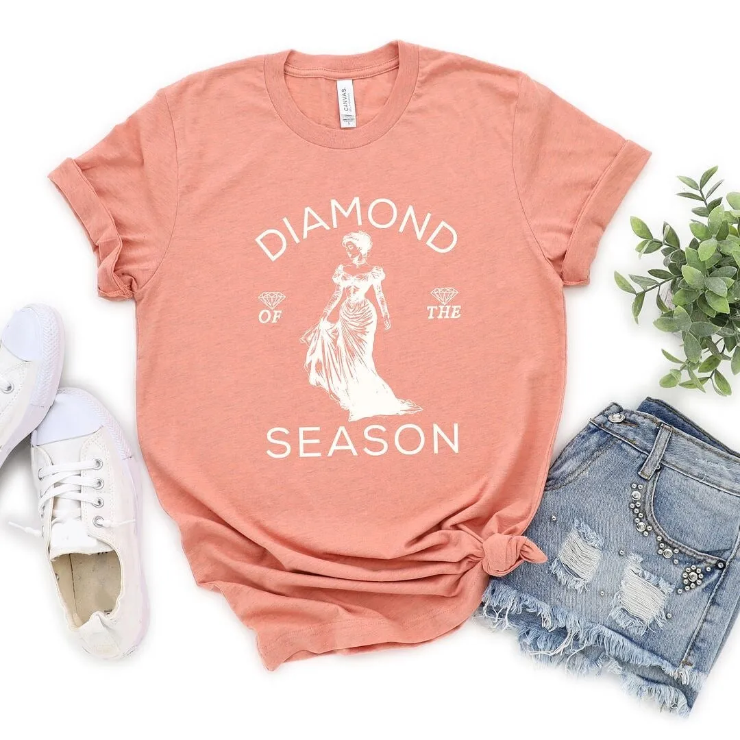 Diamond Season Short Sleeve Crewnneck Tee sold by Zulily