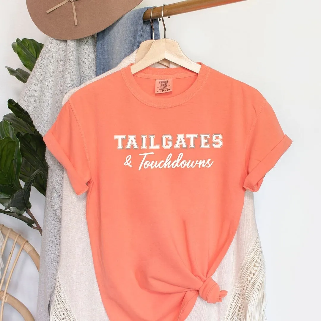 Tailgates And Touchdowns Garment Dyed Tee sold by Zulily