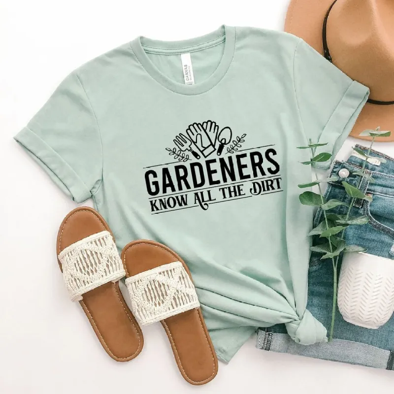 Know All The Dirt Short Sleeve Tee sold by Zulily