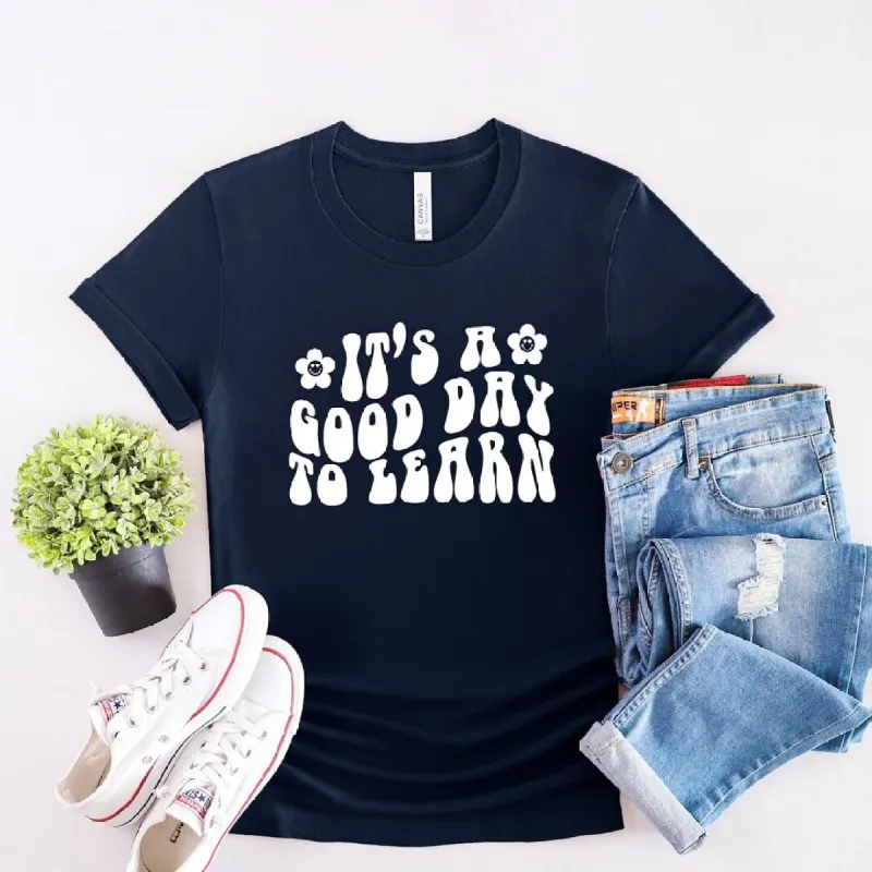 Good Day To Learn Short Sleeve Tee sold by Zulily