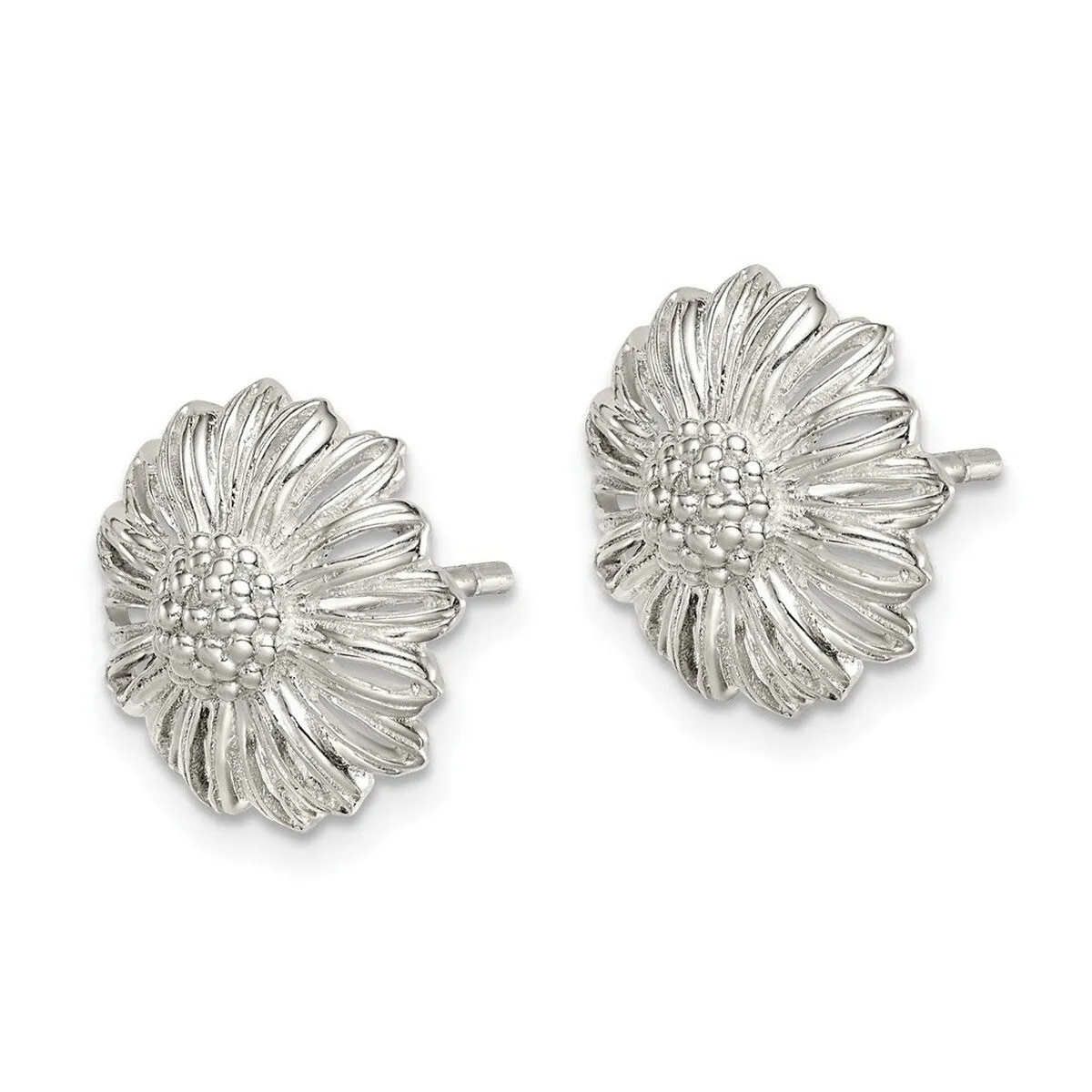 Curata 925 Sterling Silver 12.2x12.2mm Sunflower Post Earrings sold by Zulily product image thumbnail 3