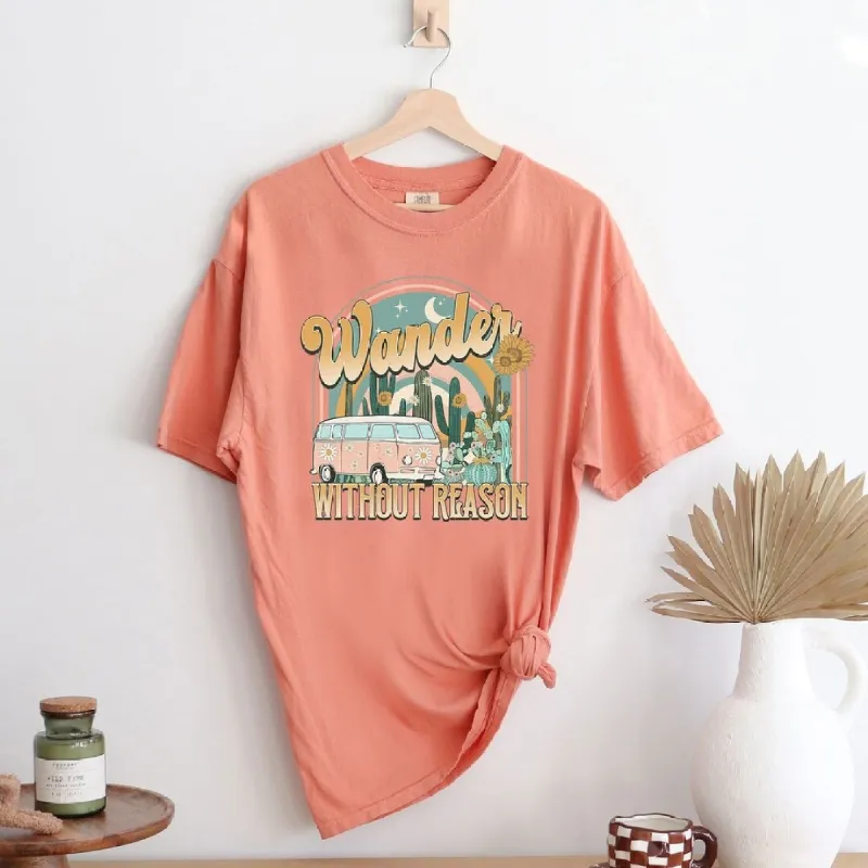 Wander Without Reason Desert Van Garment Dyed Tee sold by Zulily