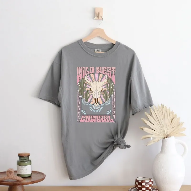 Wild West Cowgirl Garment Dyed Tee sold by Zulily