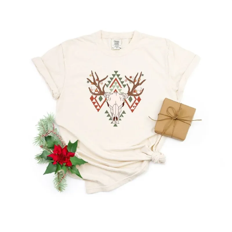 Christmas Bull Garment Dyed Tee sold by Zulily