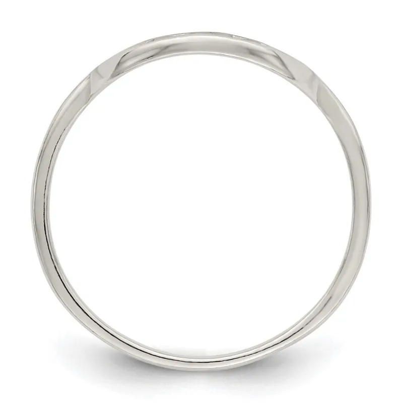 Curata 925 Sterling Silver Polished Tree of Life Ring sold by Zulily