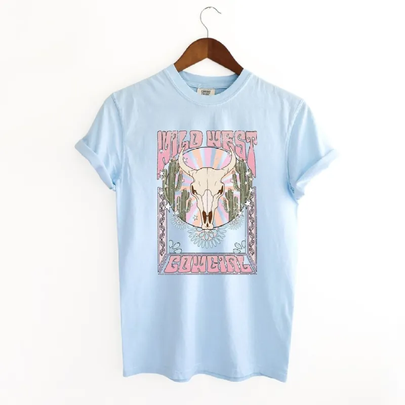 Wild West Cowgirl Garment Dyed Tee sold by Zulily