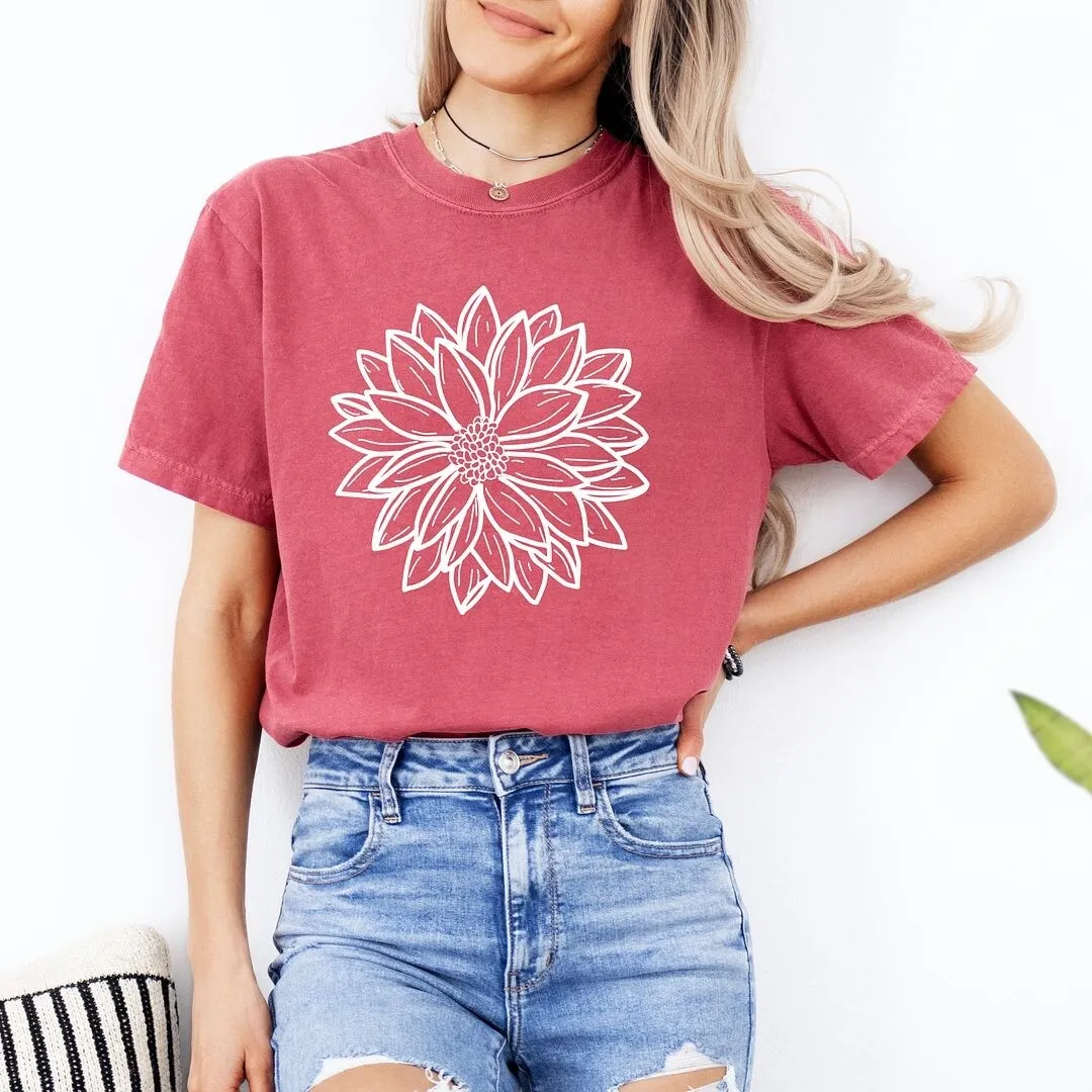 Dahlia Garment Dyed Tee sold by Zulily product image thumbnail 2