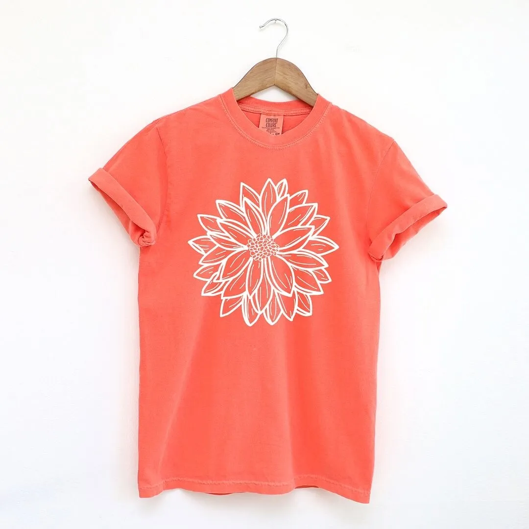 Dahlia Garment Dyed Tee sold by Zulily