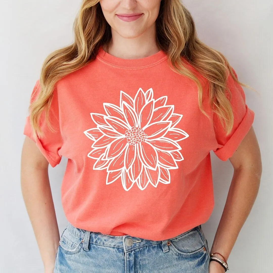 Dahlia Garment Dyed Tee sold by Zulily product image thumbnail 2