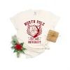 Santa North Pole University Garment Dyed Tee sold by Zulily