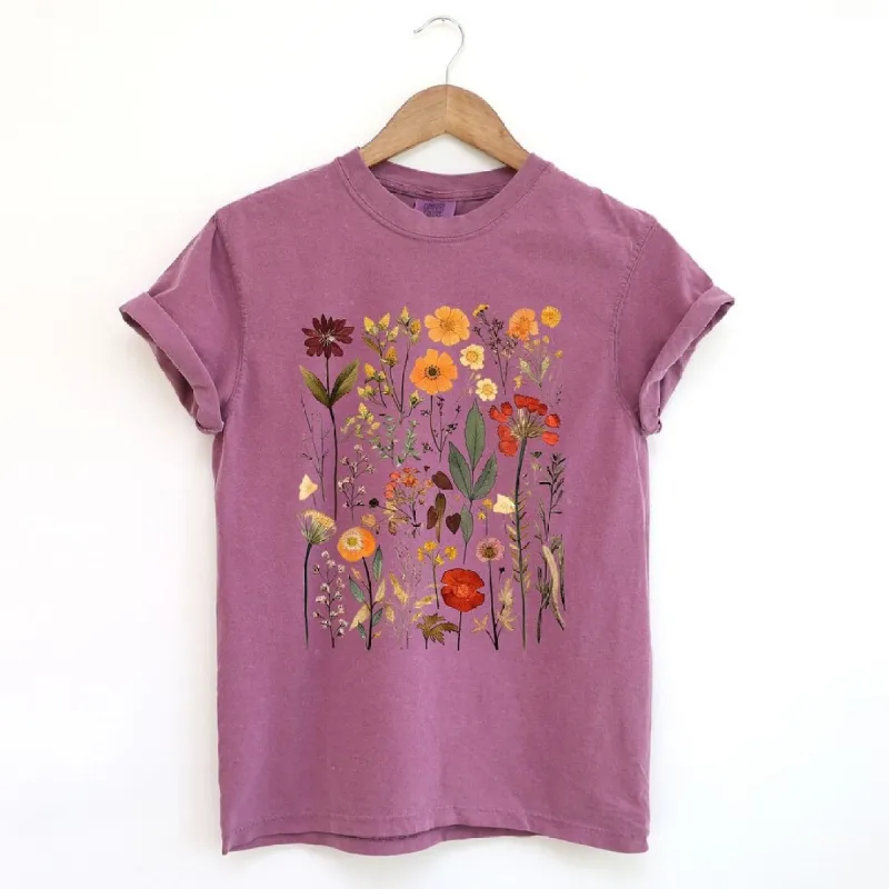Vintage Pressed Flowers Garment Dyed Tee sold by Zulily