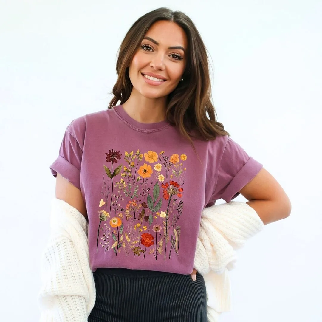 Vintage Pressed Flowers Garment Dyed Tee sold by Zulily product image thumbnail 2