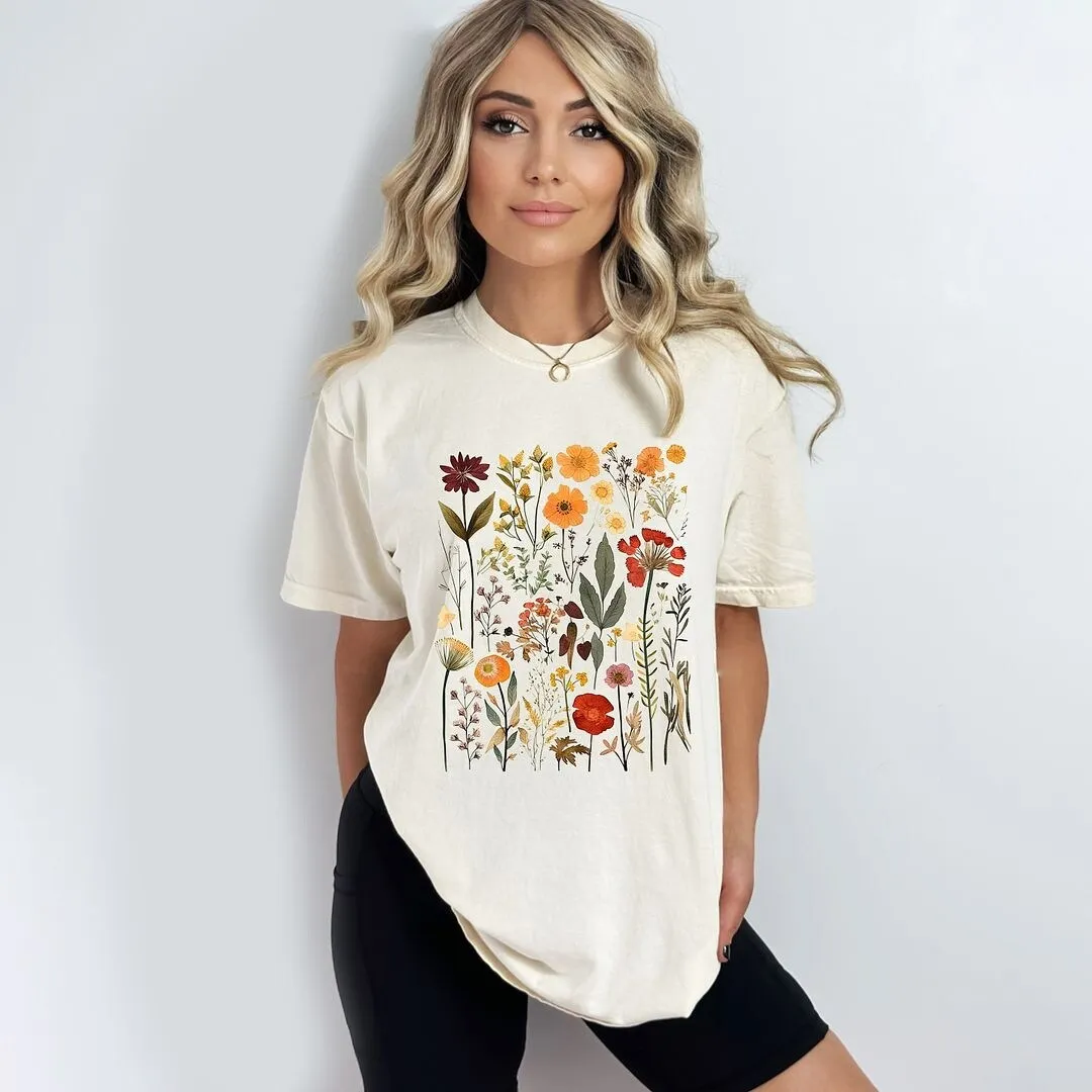 Vintage Pressed Flowers Garment Dyed Tee sold by Zulily product image thumbnail 2