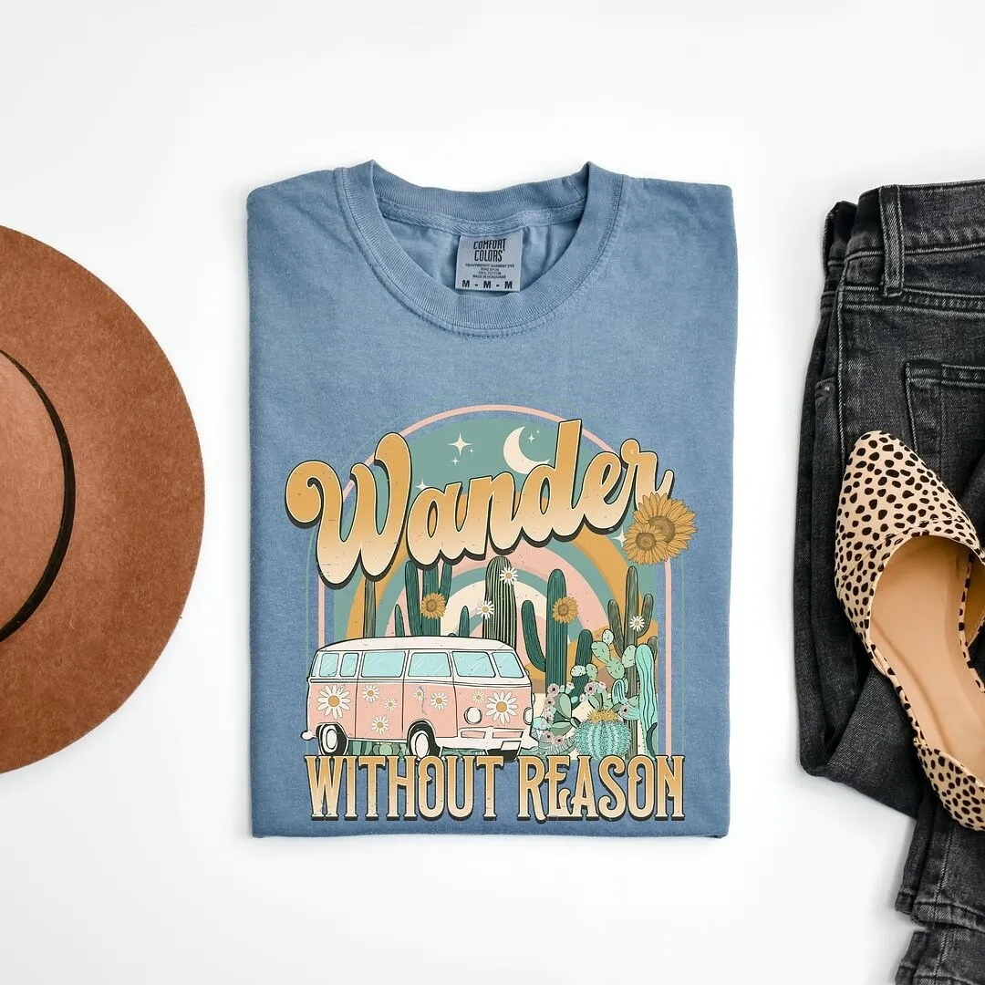 Wander Without Reason Desert Van Garment Dyed Tee sold by Zulily product image thumbnail 4