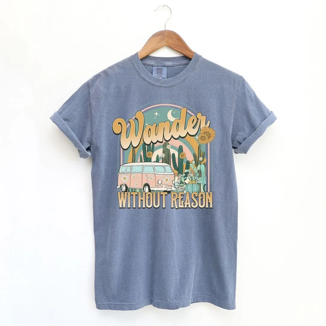 Wander Without Reason Desert Van Garment Dyed Tee sold by Zulily product image thumbnail 5