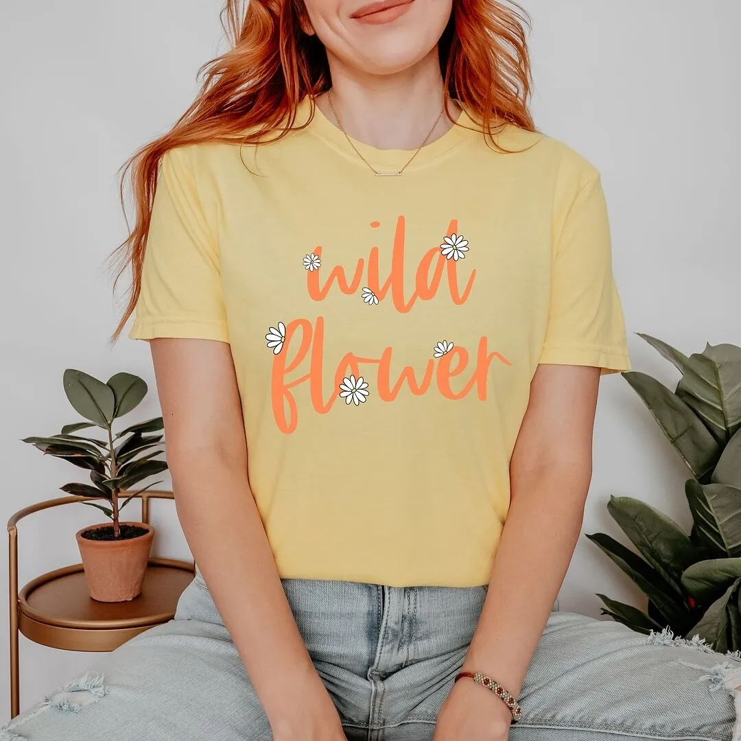 Wild Flower Garment Dyed Tee sold by Zulily product image thumbnail 2