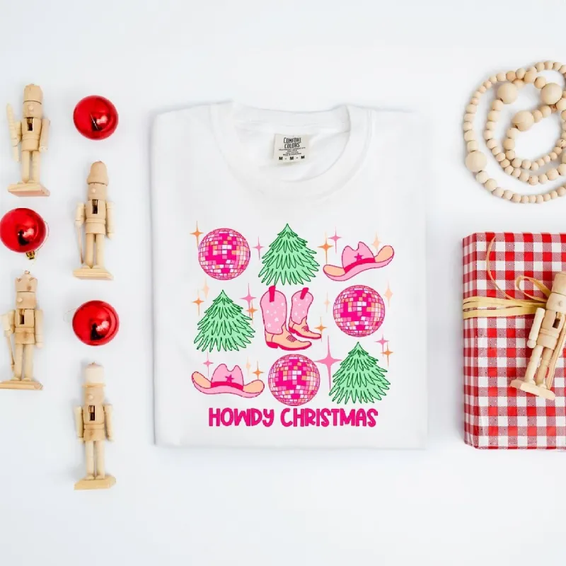 Cowgirl Christmas Collage Garment Dyed Tee sold by Zulily
