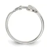 Curata 925 Sterling Silver Polished Sideways Anchor Ring sold by Zulily