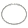 Curata 925 Sterling Silver 7" 3mm Mesh Popcorn Bangle Bracelet sold by Zulily