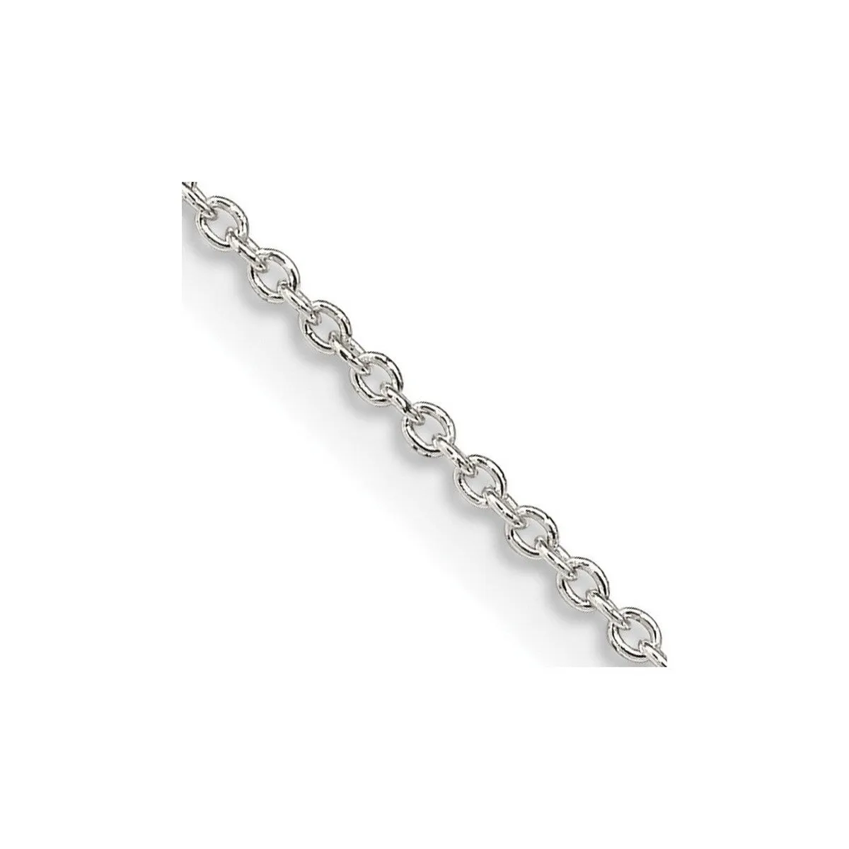 Curata 925 Sterling Silver 1.25mm Cable Chain Necklace Options: 16 18 20 22 24 26 28 30 36 sold by Zulily