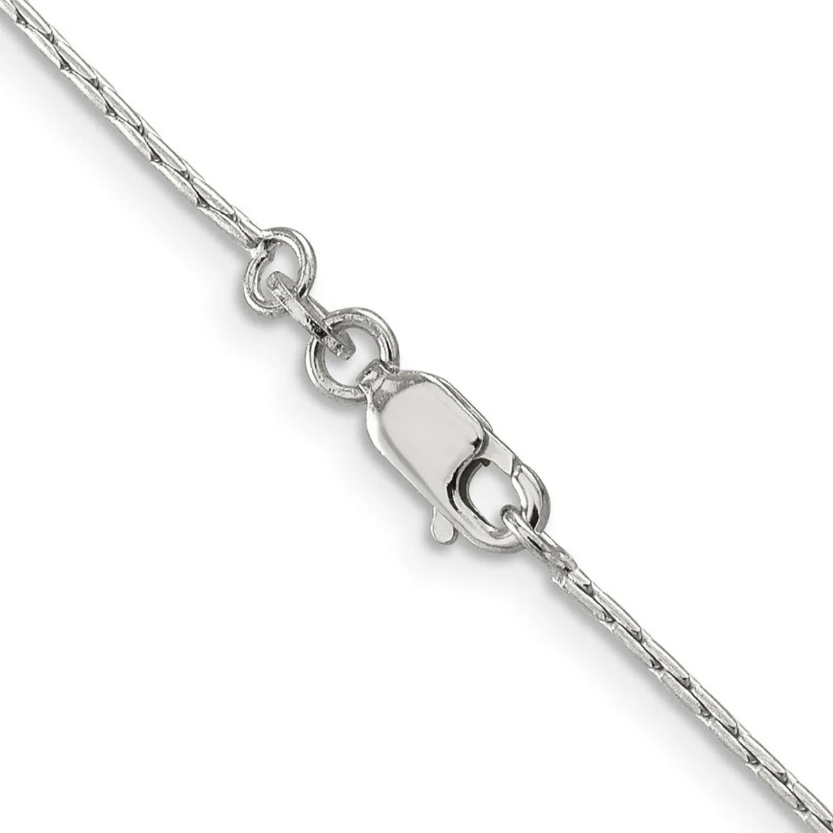 Curata 925 Sterling Silver Polished 1mm Oval Box Chain Necklace Options: 16 18 20 24 sold by Zulily product image thumbnail 4