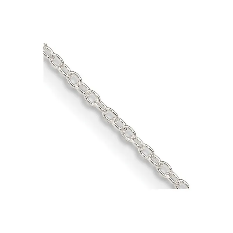 Curata 925 Sterling Silver 1.45mm Cable Chain NecklaceOptions: 16 18 20 24 sold by Zulily