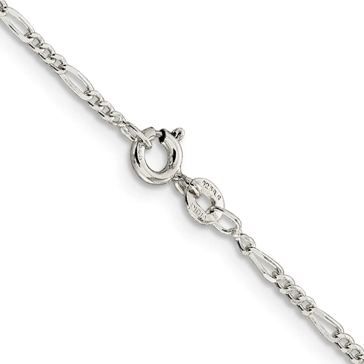 Curata 925 Sterling Silver Polished 1.75mm Figaro Chain Necklace Options: 16 18 20 22 24 sold by Zulily product image thumbnail 4