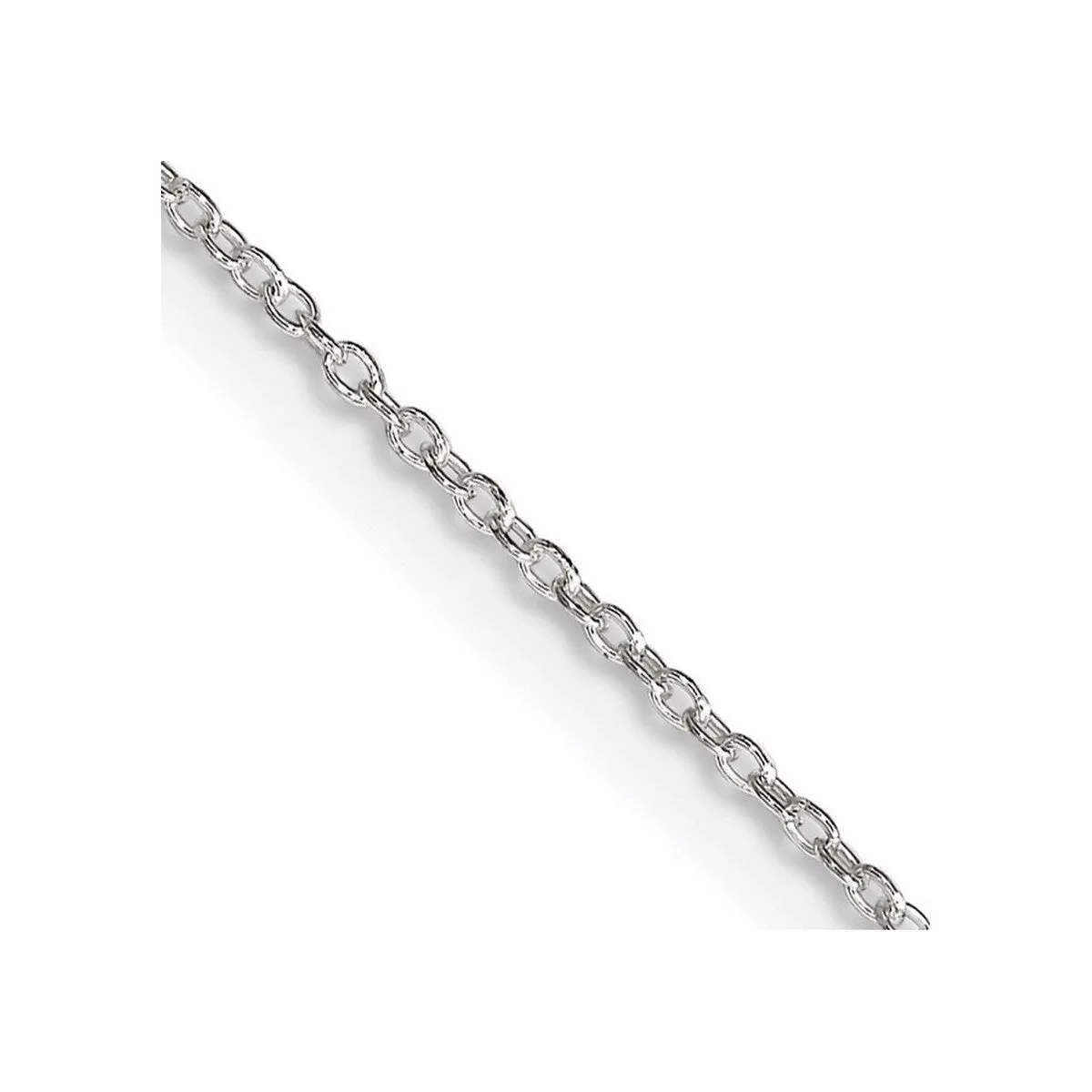 Curata 925 Sterling Silver Polished 0.5mm Forzantina Chain Necklace Options: 16 18 20 24 sold by Zulily