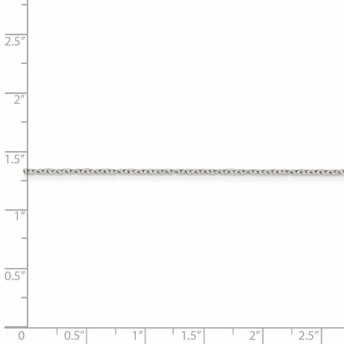 Curata 925 Sterling Silver Polished 0.5mm Forzantina Chain Necklace Options: 16 18 20 24 sold by Zulily product image thumbnail 2