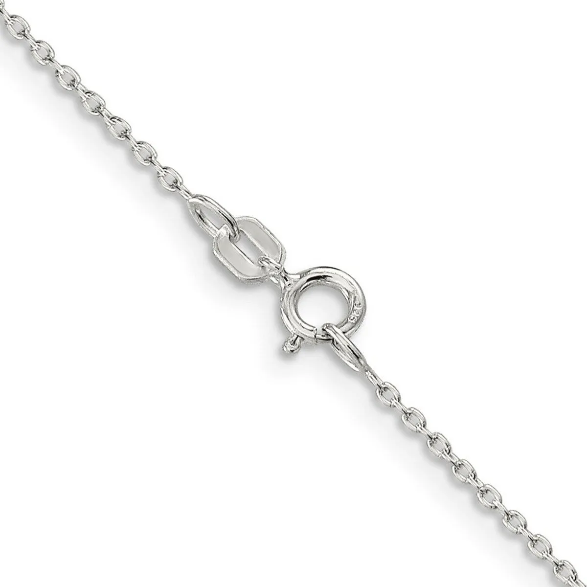 Curata 925 Sterling Silver Polished 0.5mm Forzantina Chain Necklace Options: 16 18 20 24 sold by Zulily product image thumbnail 4