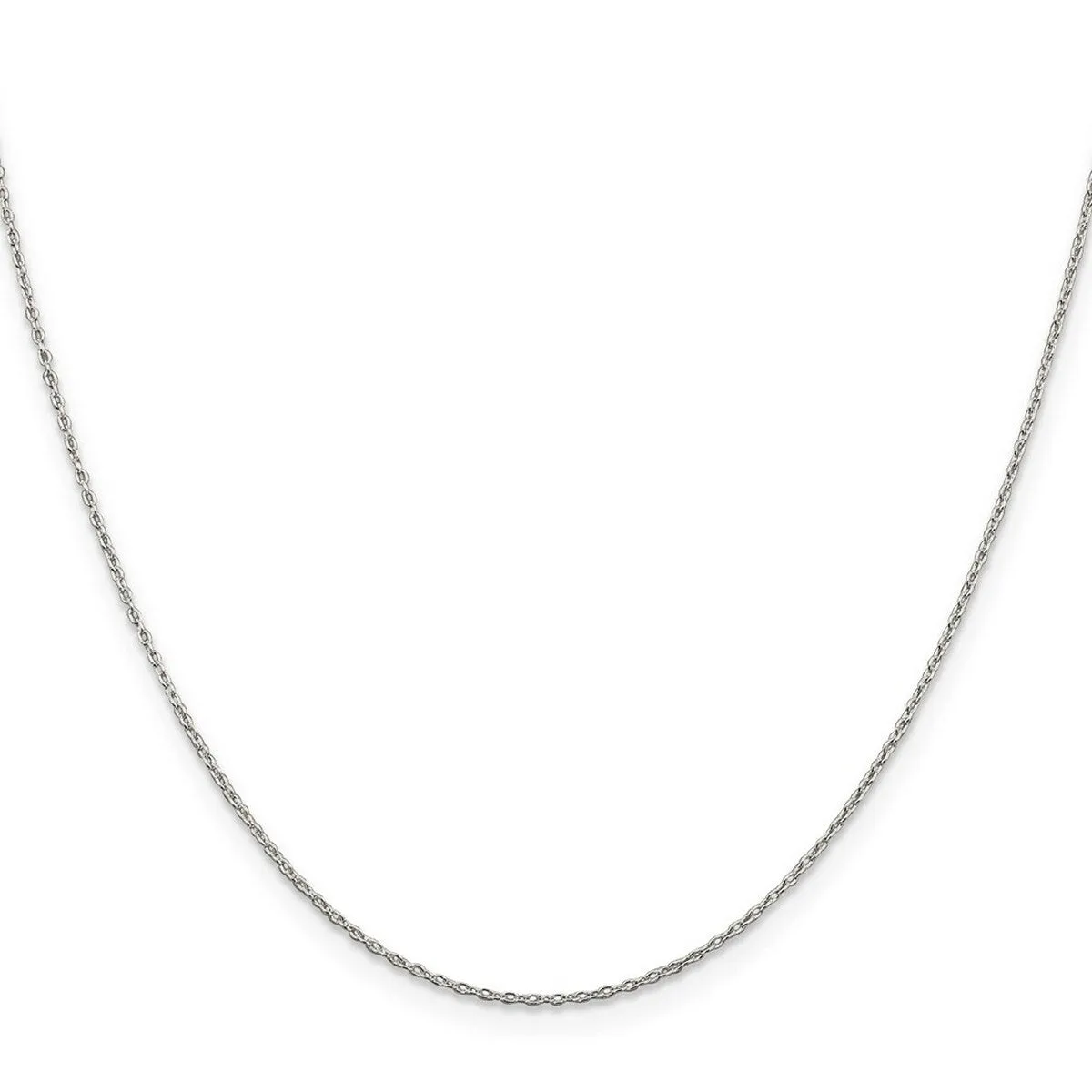 Curata 925 Sterling Silver Polished 0.5mm Forzantina Chain Necklace Options: 16 18 20 24 sold by Zulily product image thumbnail 3
