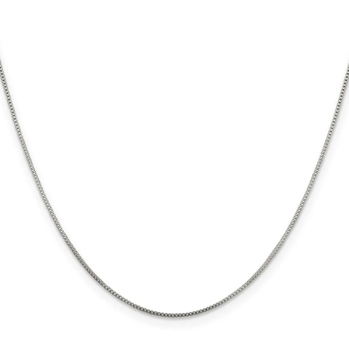 Curata 925 Sterling Silver .8mm Box Chain Necklace Options: 16 18 20 22 24 sold by Zulily product image thumbnail 3