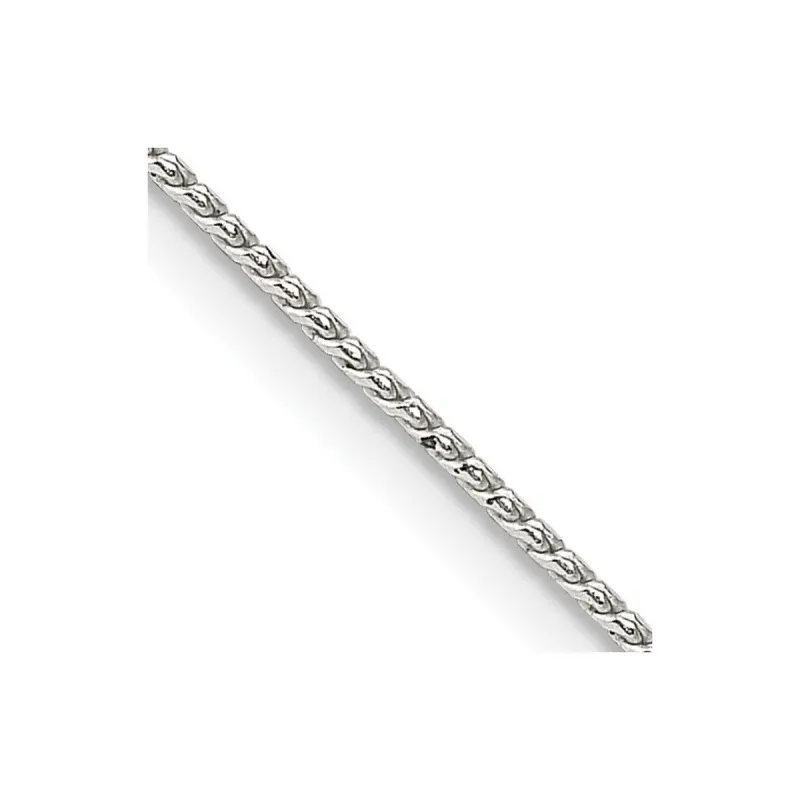 Curata 925 Sterling Silver 0.95mm Round Franco Chain Necklace Options: 16 18 20 24 sold by Zulily