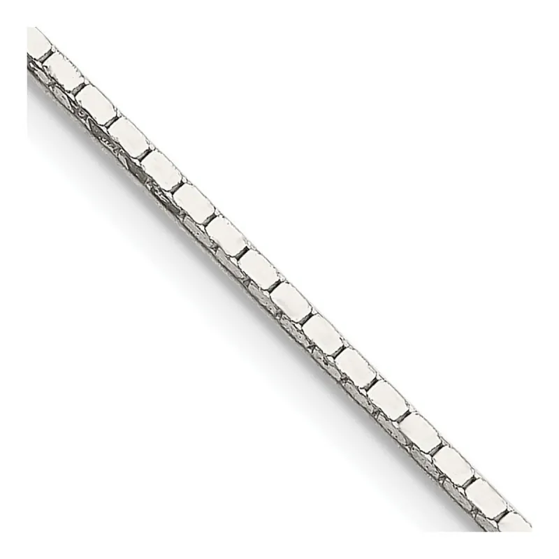 Curata 925 Sterling Silver 1mm Mirror Box Chain Necklace Options: 16 18 20 24 30 sold by Zulily