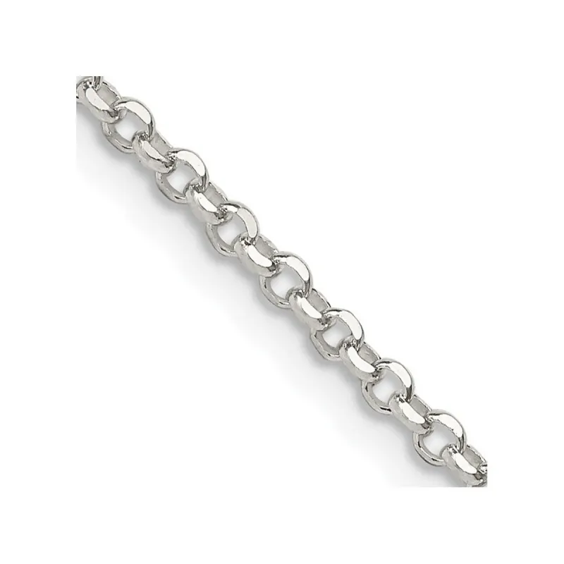 Curata 925 Sterling Silver 2mm 8 Side Diamond-Cut Cable Chain Necklace Options: 16 18 20 24 30 sold by Zulily
