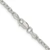 Curata 925 Sterling Silver Beveled Edge 2.75mm Cable Pendant Necklace Options: 16 18 20 24 sold by Zulily