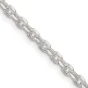 Curata 925 Sterling Silver Beveled Edge 2.75mm Cable Pendant Necklace Options: 16 18 20 24 sold by Zulily