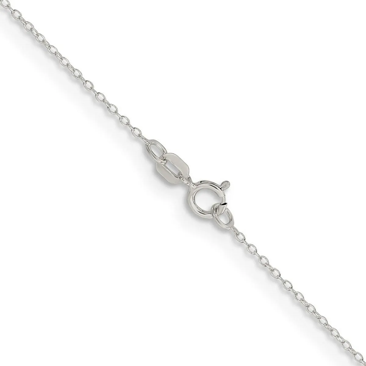 Curata 925 Sterling Silver 0.95mm Cable Chain Necklace Options: 16 18 20 24 sold by Zulily product image thumbnail 2